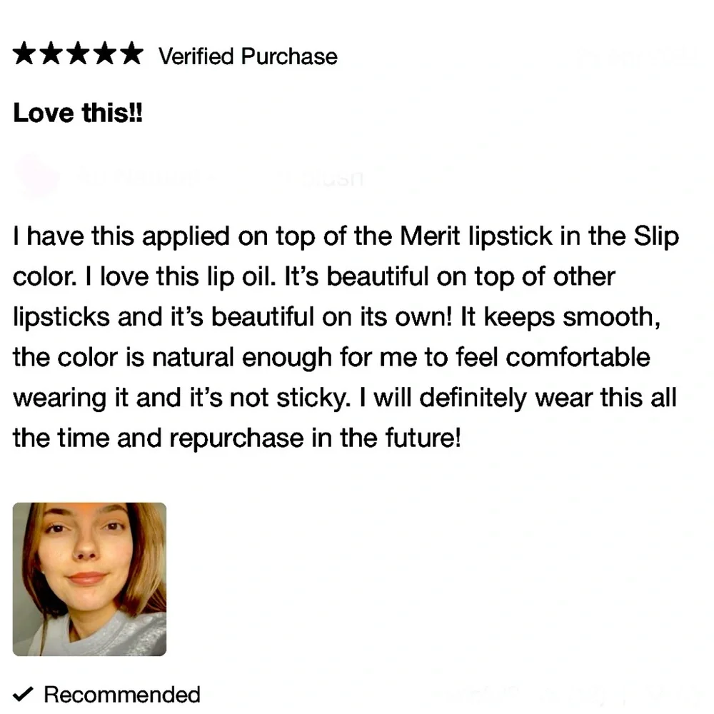 *NEW* MERIT Shade Slick Classic Hydrating Tinted Lip Oil Treatment